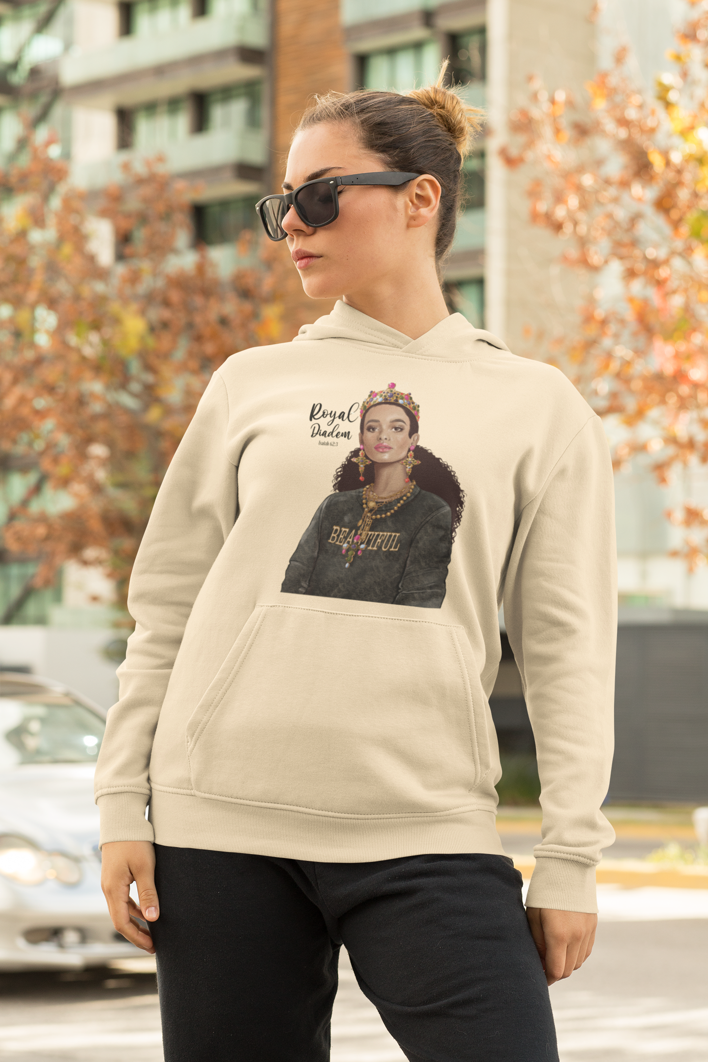 Women's Royal Diadem Heavy Blend Hooded Sweatshirt