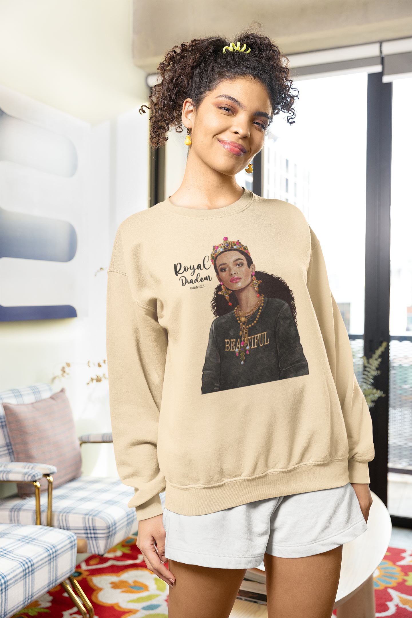Women's Royal Diadem Heavy Blend™ Crewneck Sweatshirt