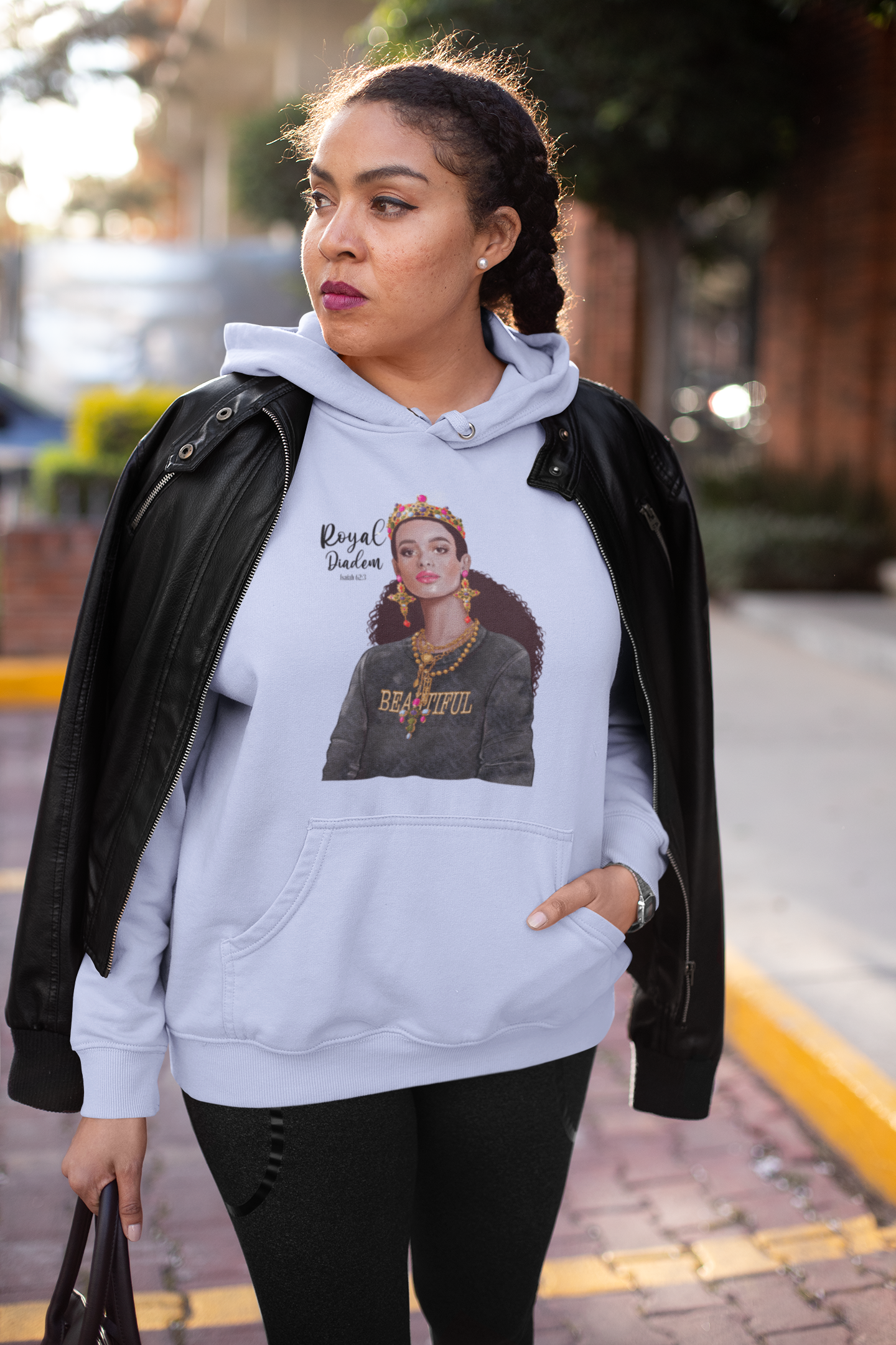 Women's Royal Diadem Heavy Blend Hooded Sweatshirt