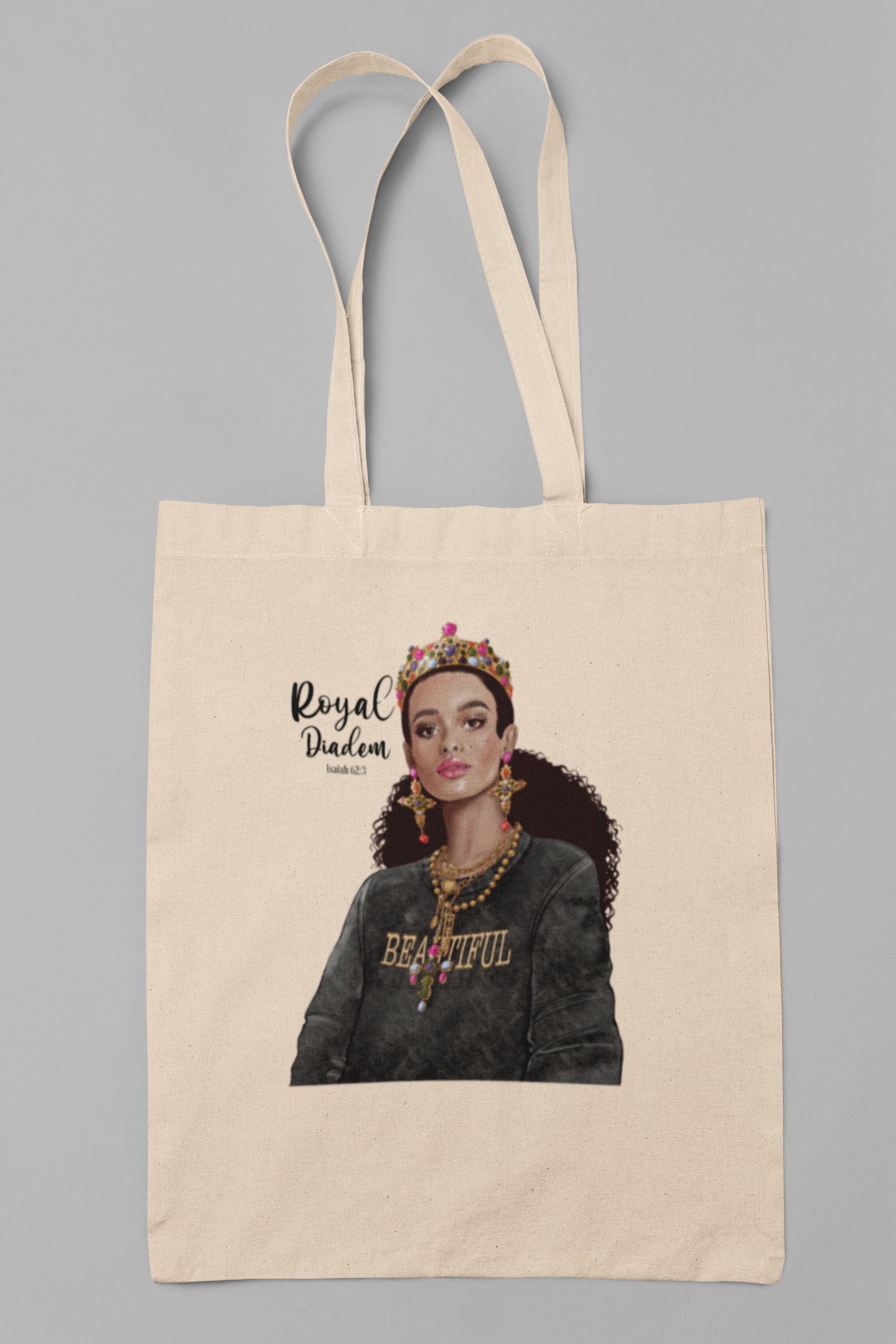 Royal Diadem Canvas Tote Bag