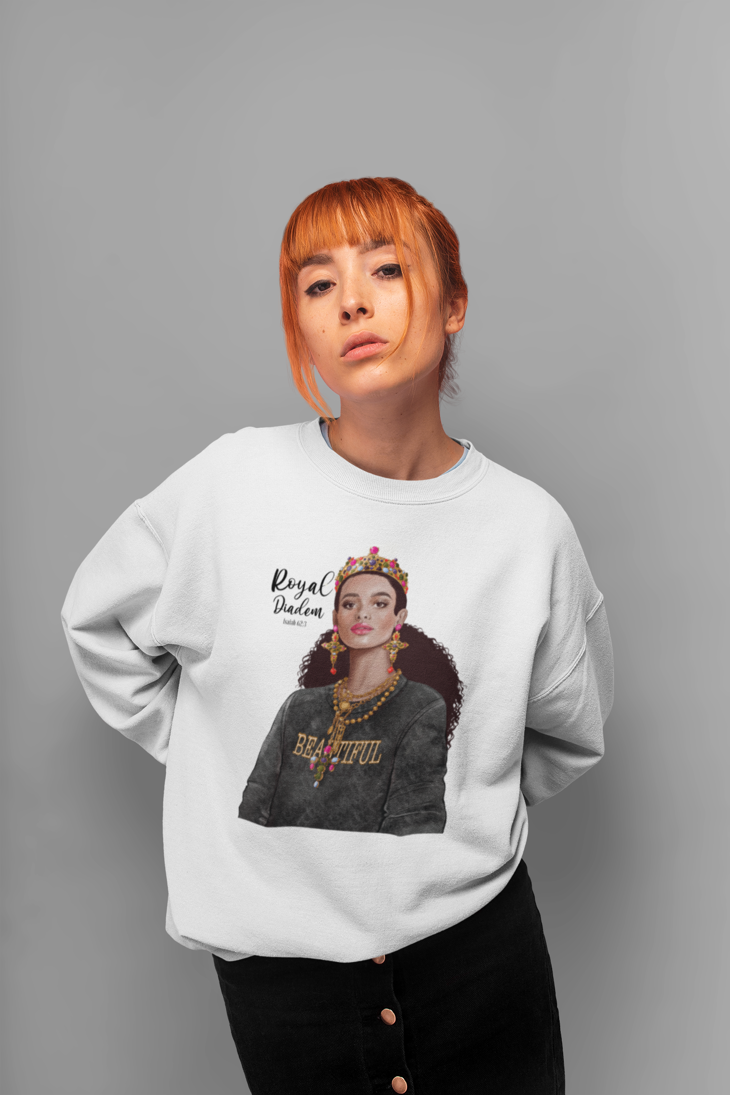 Women's Royal Diadem Heavy Blend™ Crewneck Sweatshirt