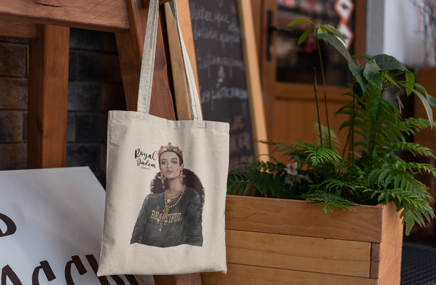 Royal Diadem Canvas Tote Bag