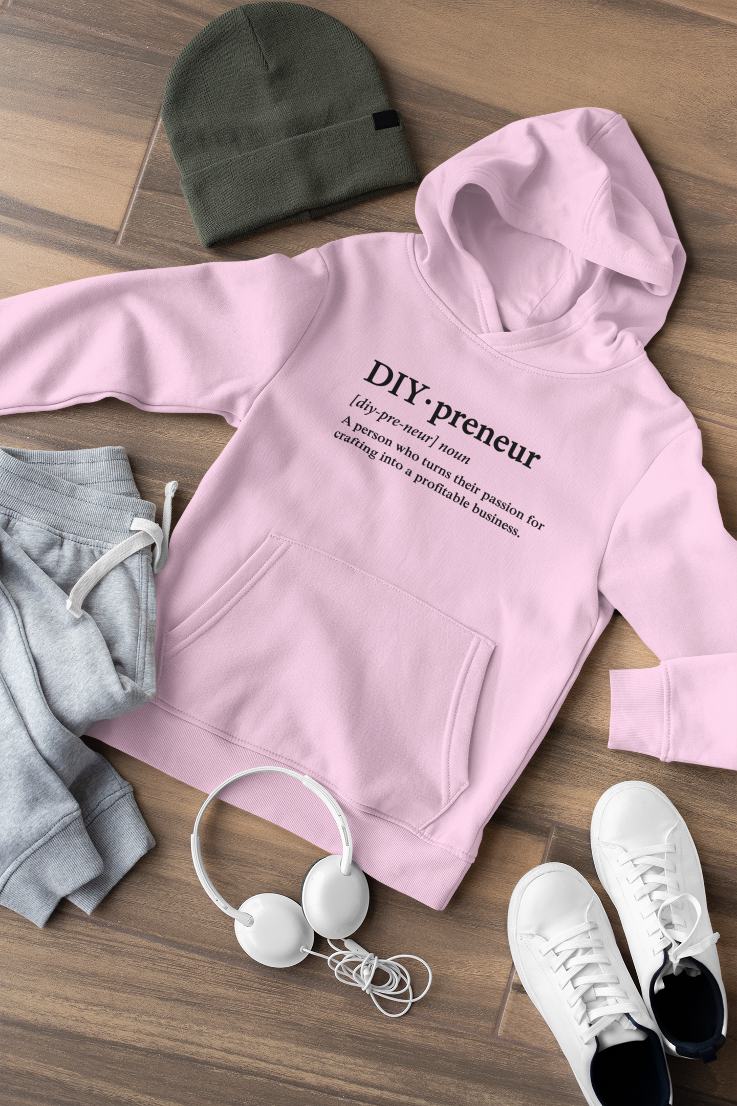 Men’s Heavy Blend™ DIY.Preneur Hooded Sweatshirt