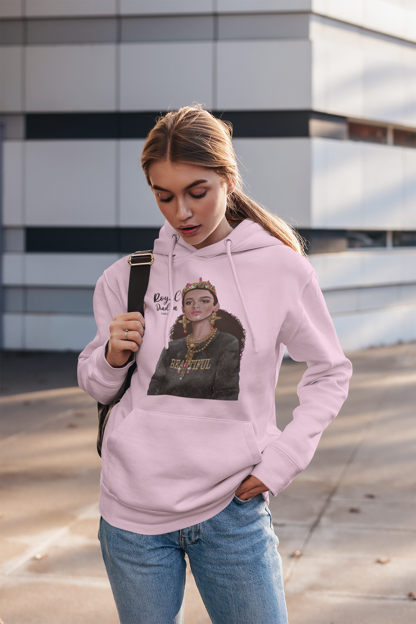 Women's Royal Diadem Heavy Blend Hooded Sweatshirt