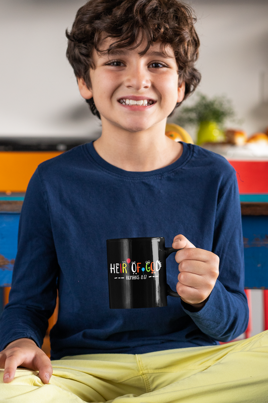 11oz Heir of God Black Mug