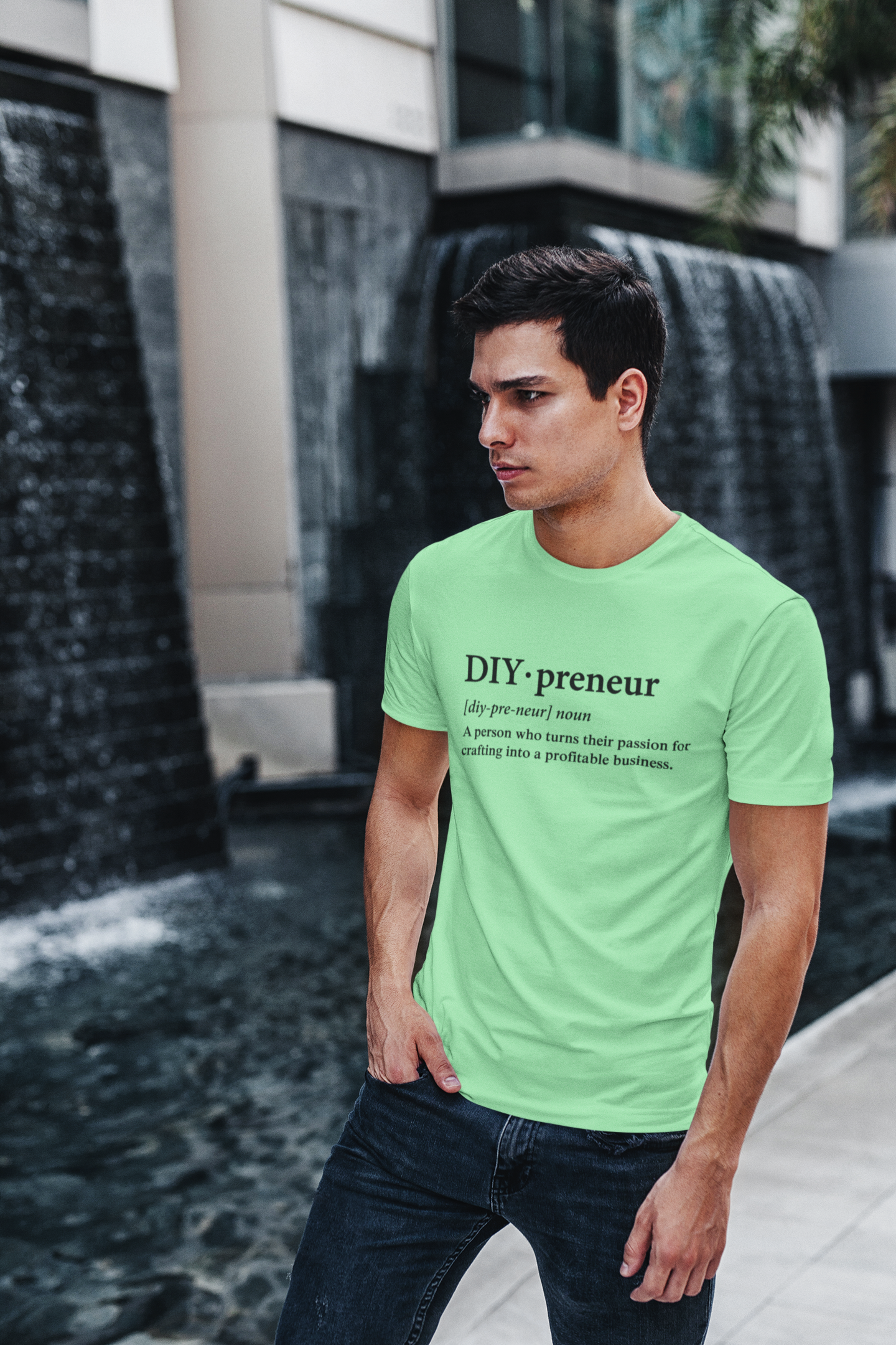 Unisex Jersey DIY.Preneur Short Sleeve Tee